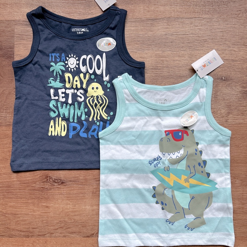 Garanimals toddler tank tops bundle 18 months